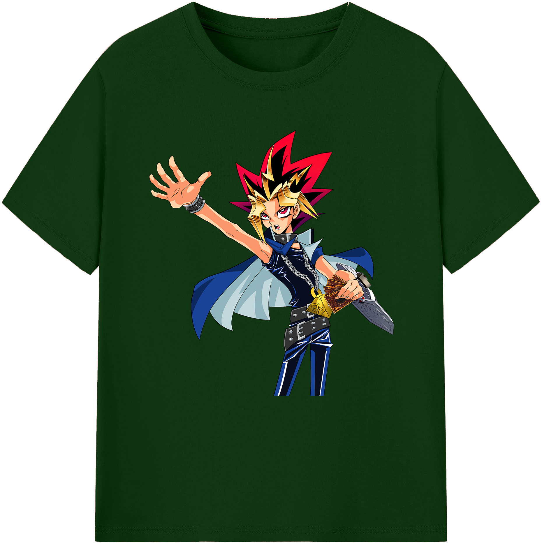 （画像用） 遊☆戯☆王 Yu-Gi-Oh! 綿100％半袖Tシャツ（フロントプリント）